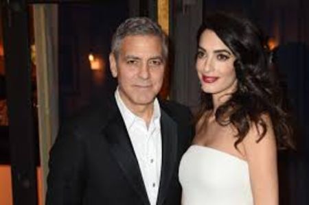 George Clooney with Amal Alamuddin